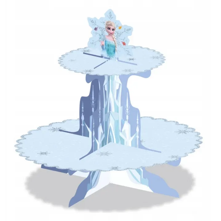 Papírový stojan na cupcake Frozen 25x27 cm