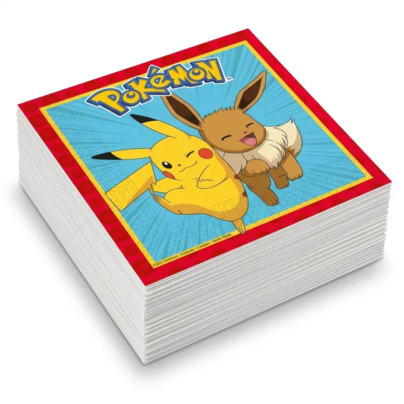 Papírové ubrousky Pokémon, 20 ks