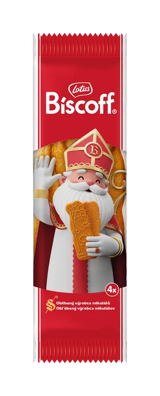 lotus Mikuláš Biscoff 4 x 85 g
