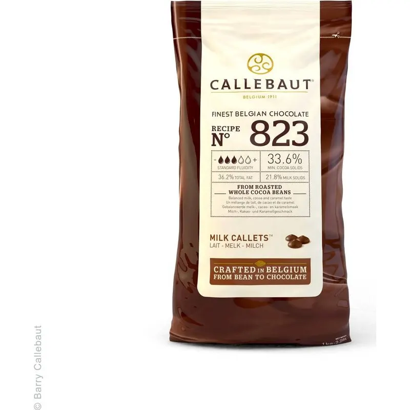 Callebaut 823 mléčná čokoláda 33,6 % 1 kg