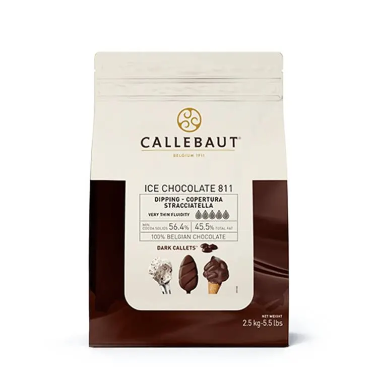 Hořká čokoláda na polévání Ice Callebaut 2,5 kg