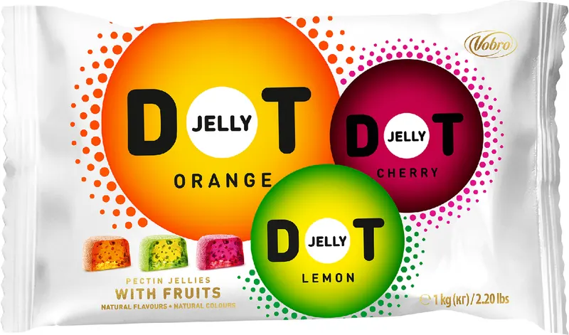 VOBRO Jelly Fruits Želé ovocné 1 kg