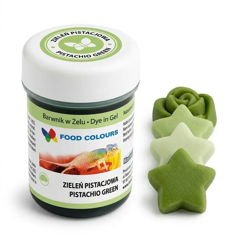 Gelová barva pistáciově zelená (Pistachio Green) 35 g