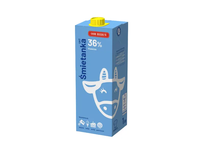 Smetana ke šlehání UHT 36 % 1 l