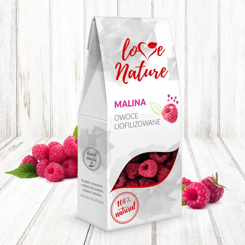 Lyofilizované maliny 20 g