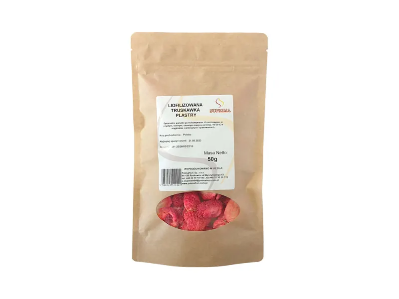 Lyofilizované jahody v plátcích 50 g