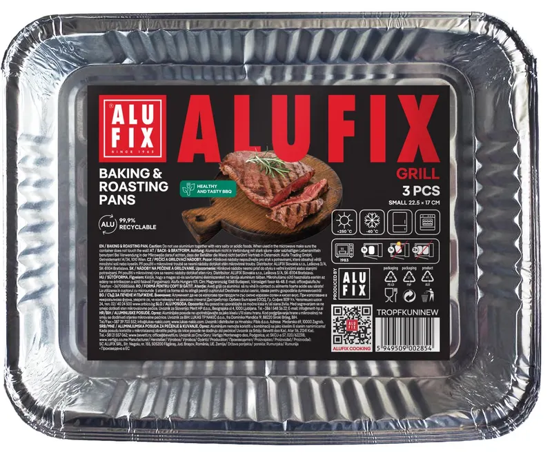 Miska malá hliník 3 ks
