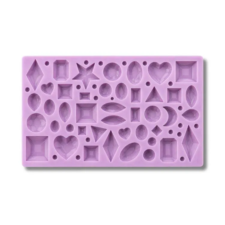 Silikonová forma na fondán Diamanty, 11,8 x 7,3 cm