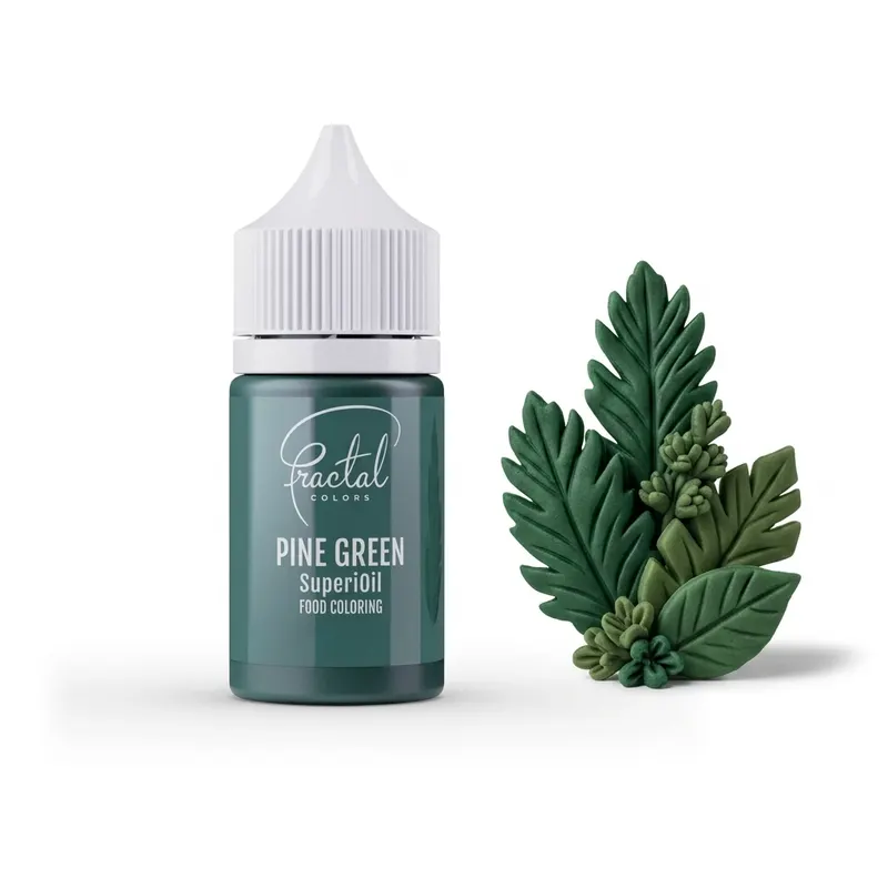 Olejová barva do čokolády Pine Green zelená 30 g