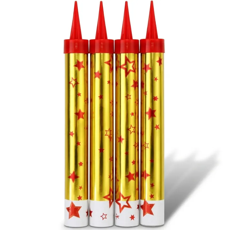 Zlaté dortové fontány 12 cm, 4 ks