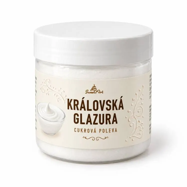 Královská glazura cukrová poleva SweetArt 100 g