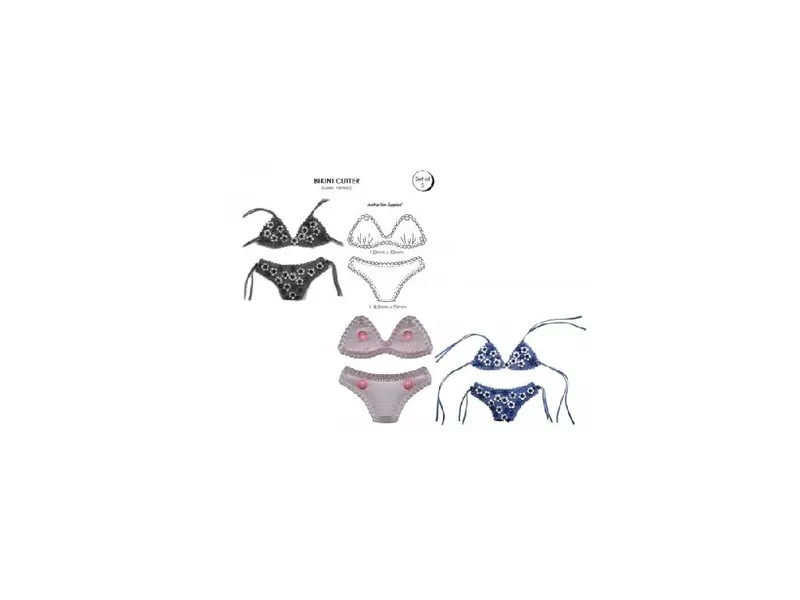 Plastové vykrajovátko bikiny JEM, 2 ks