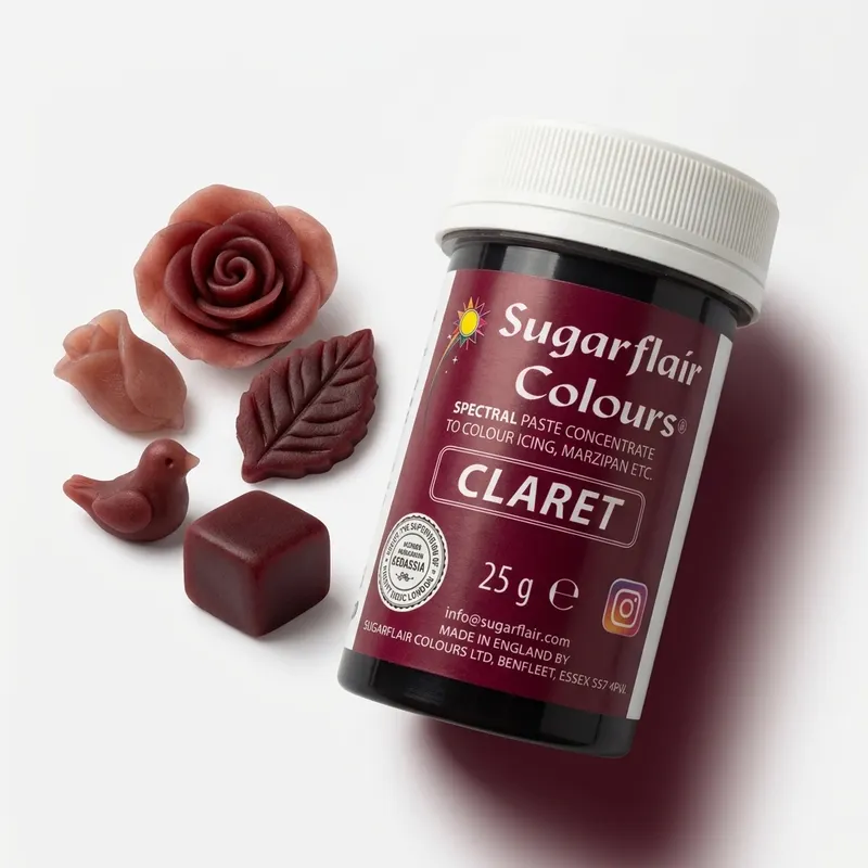 Gelová barva fialovo červená, (claret) 25g