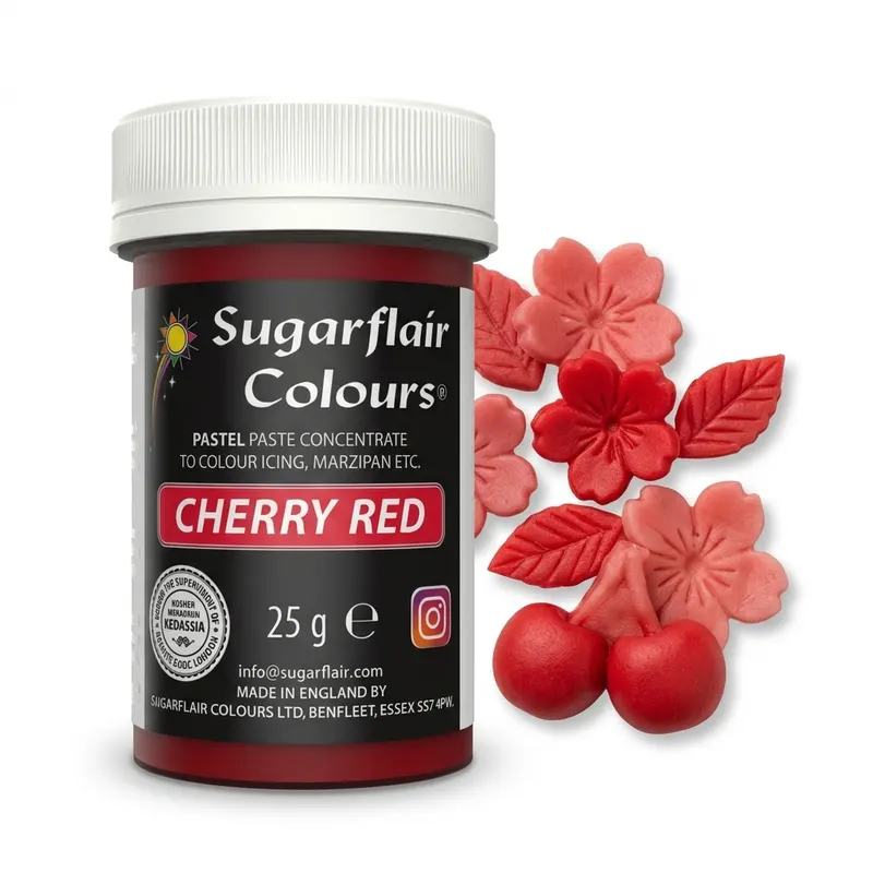 Gelová barva cherry red pastelová 25 g