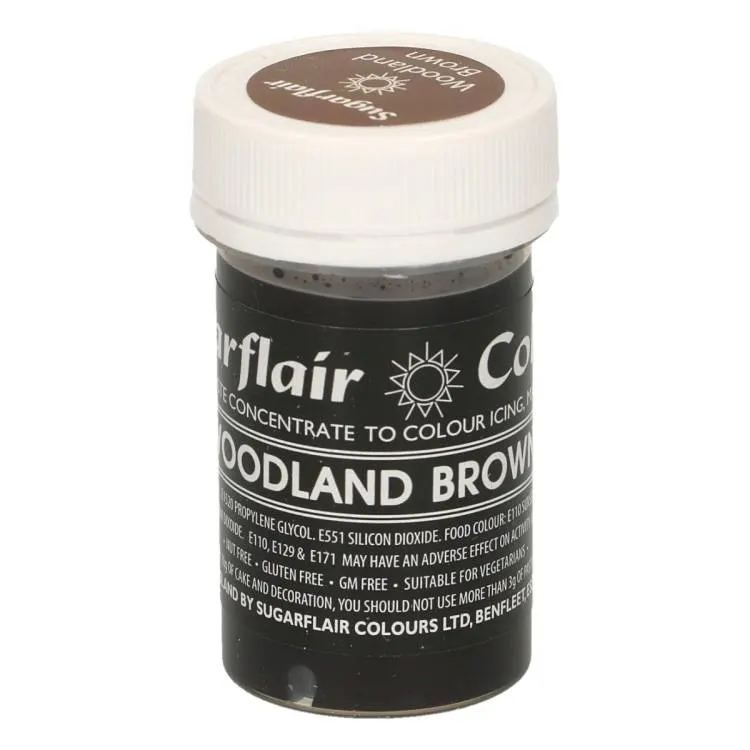 Gelová barva pastelová hnědá (woodland brown) 25 g