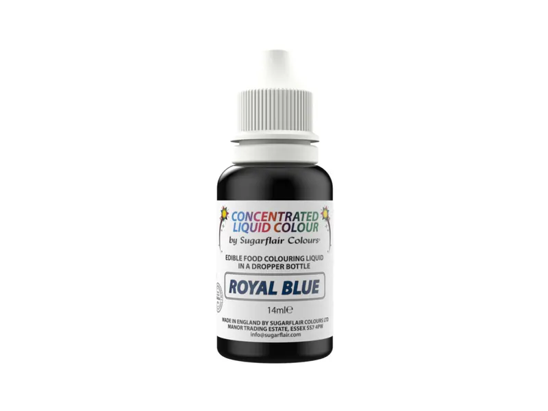 Tekutá potravinářská barva modrá Sugarflair 14 ml