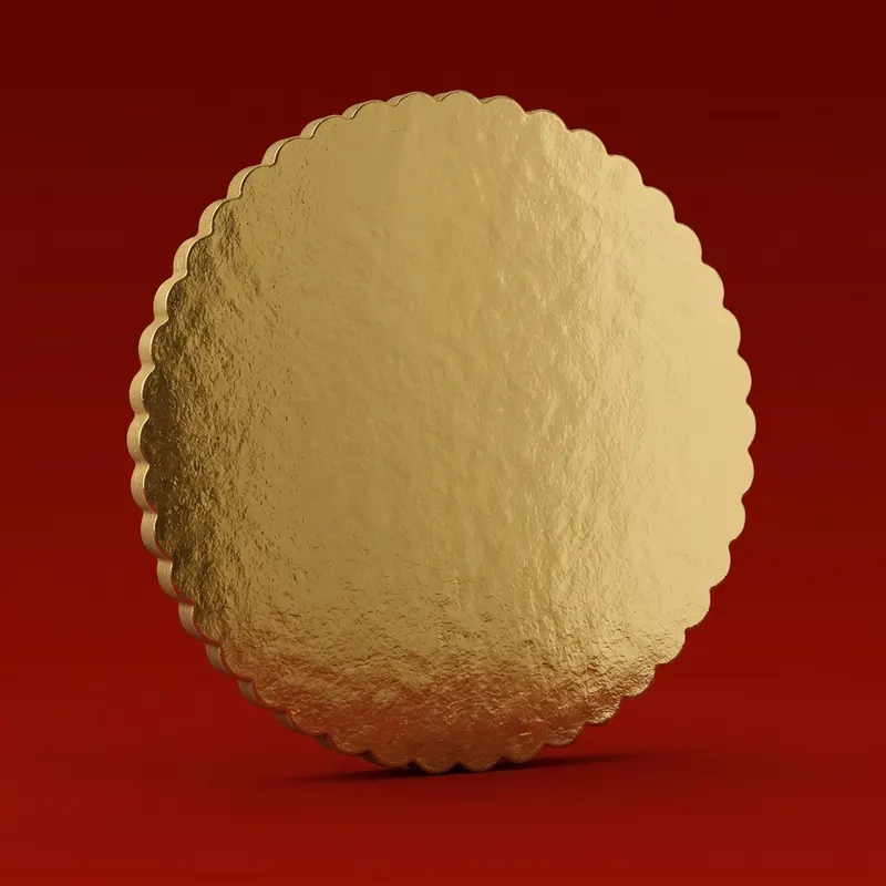 Podložka pod dort Francie zlatá 36 cm