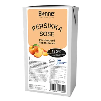 Ovocné pyré broskev 100 % 1 l