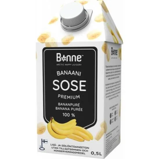 Ovocné pyré banán 100 % 0,5 l