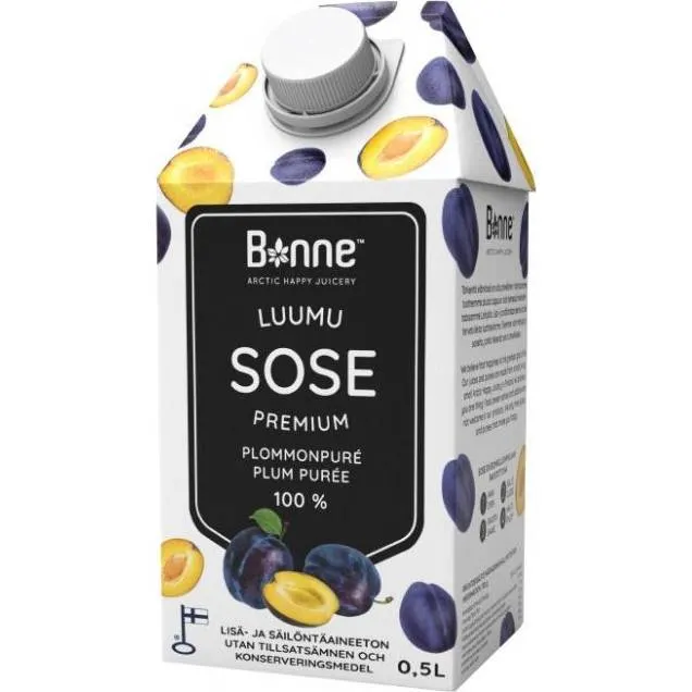 Ovocné pyré švestka 100 % 0,5 l