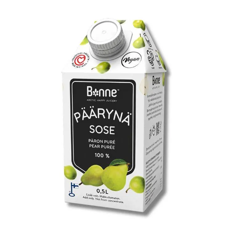 Ovocné pyré hruška 100 % 0,5 l
