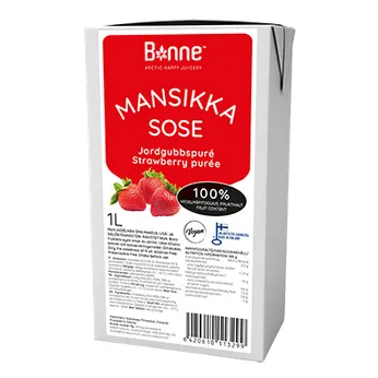 Ovocné pyré jahoda 100 % 1 l