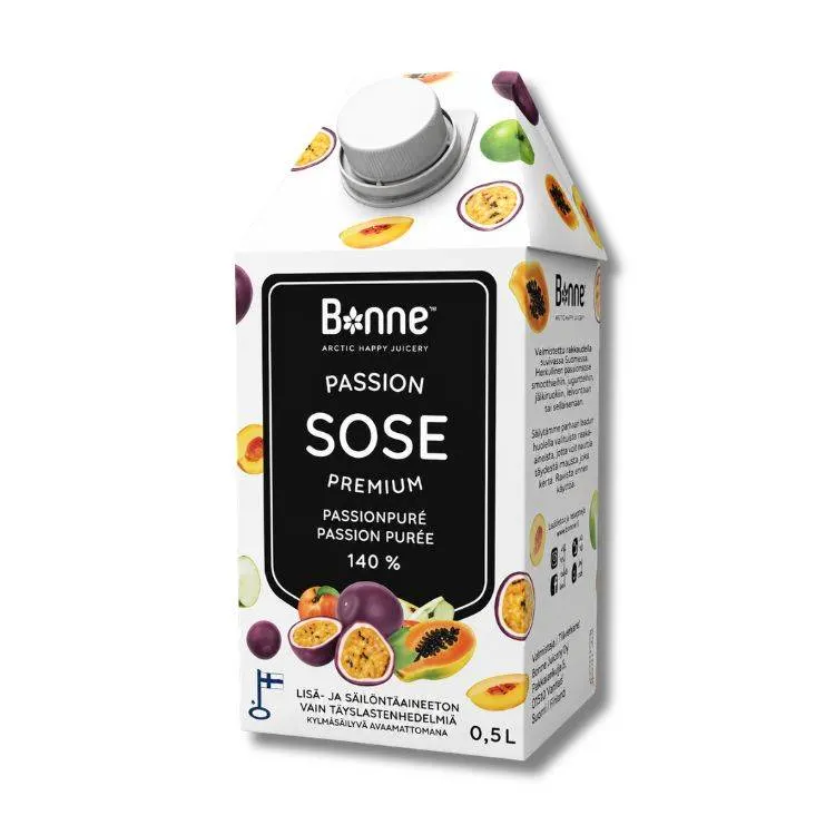 Ovocné pyré marakuja (mučenka) 75% 0,5 l
