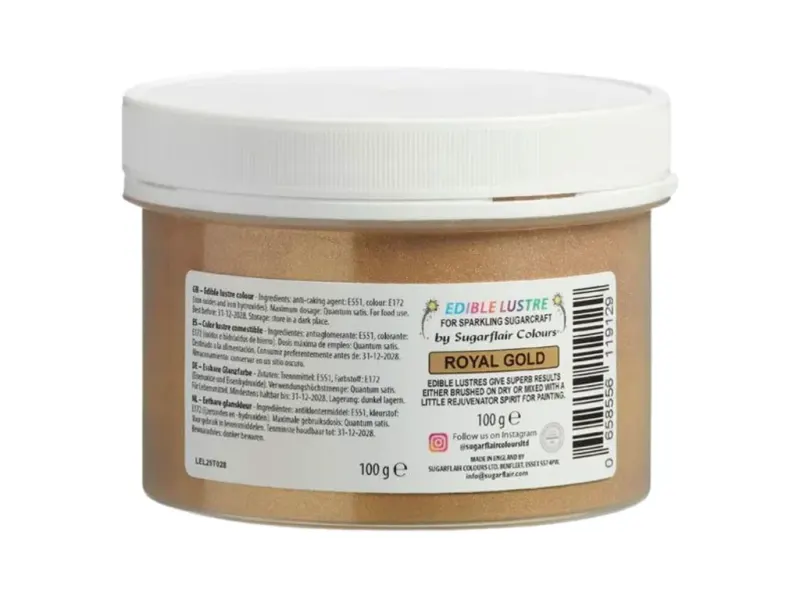 Royal Gold prachová barva s leskem, zlatá 100 g