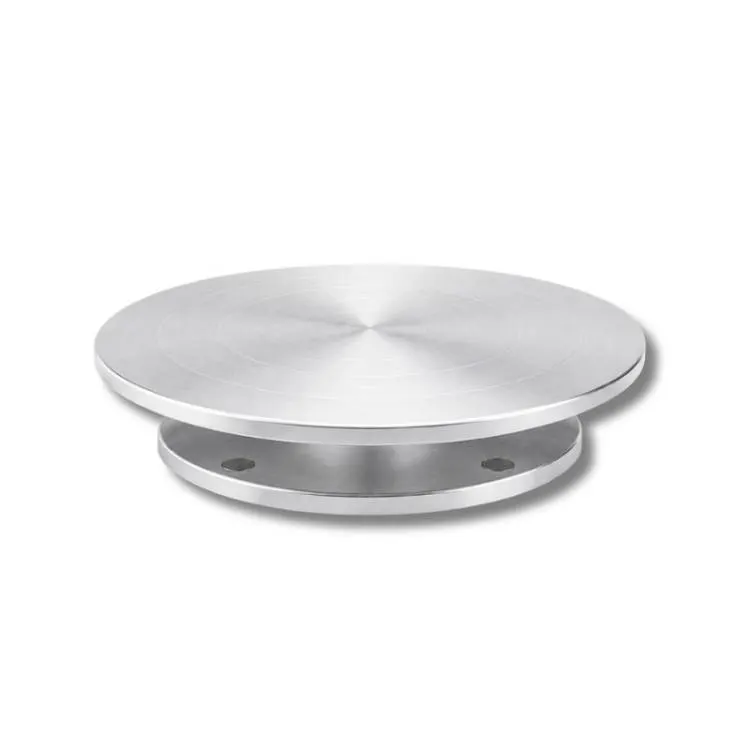 Otočný servírovací podnos na dort kovový 20 cm