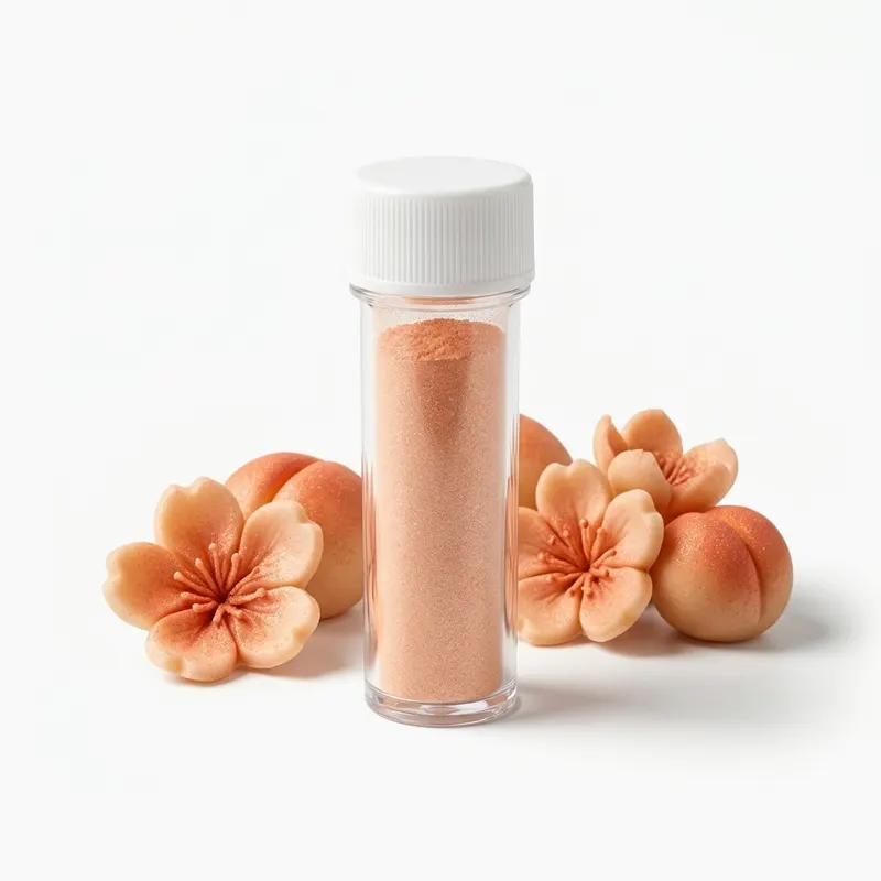 Prachová barva s leskem broskvová Silky Peach 2 g