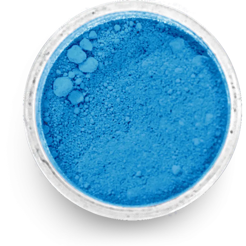 Prachová barva modrá natural blue, 5 g