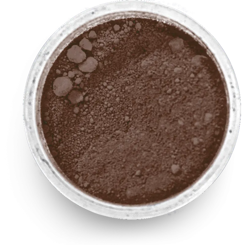 Prachová barva hnědá natural brown, 5 g