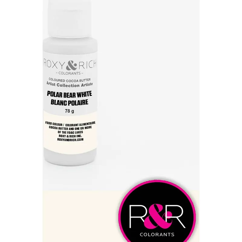 Kakaové máslo barevné polar bear white, 78 g