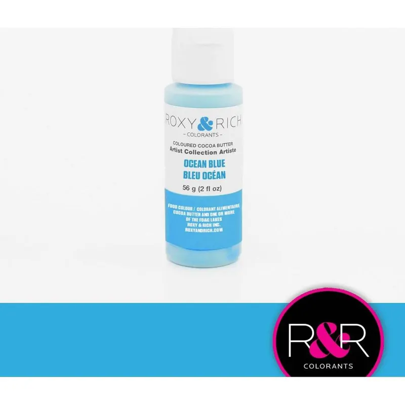 Kakaové máslo barevné ocean blue v modré barvě 78 g