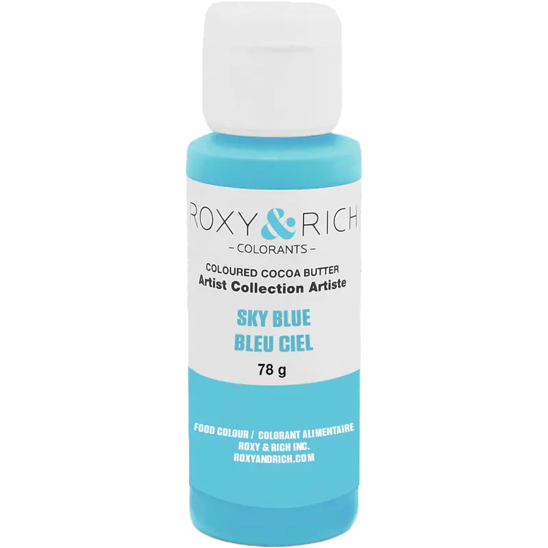 Kakaové máslo barevné sky blue, 78 g