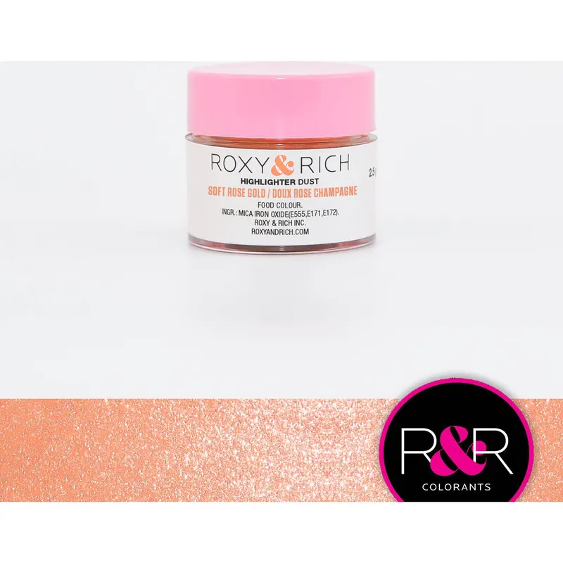 Prachová metalická barva Highlighter soft rose gold 2,5 g