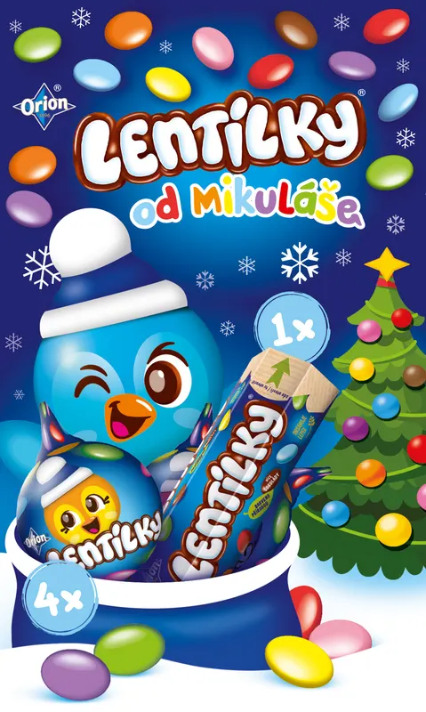 Orion Lentilky mikuláš nadílka 102 g