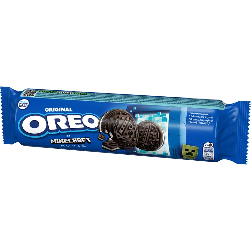 OREO Original Sušenky s náplní s vanilkovou příchutí 154 g