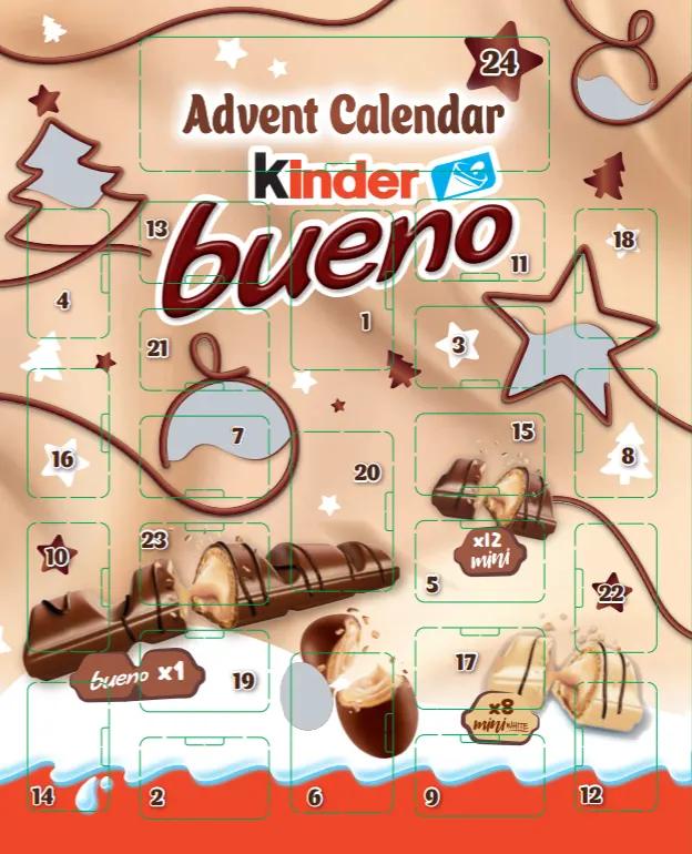 kinder Adventní kalendář Mix 181 g