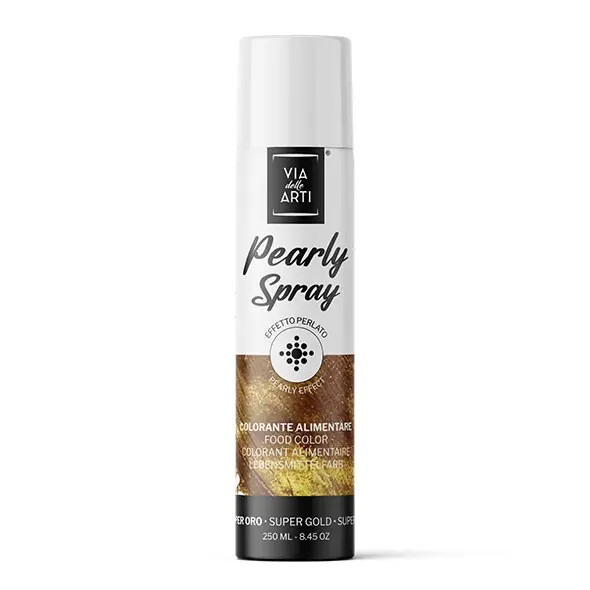 Perleťová barva ve spreji Super Gold, zlatá, 250 ml