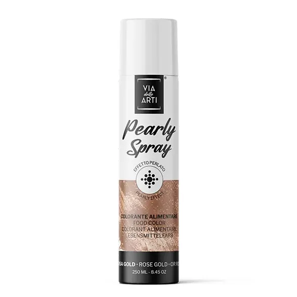 Perleťová barva ve spreji rose gold, 250 ml