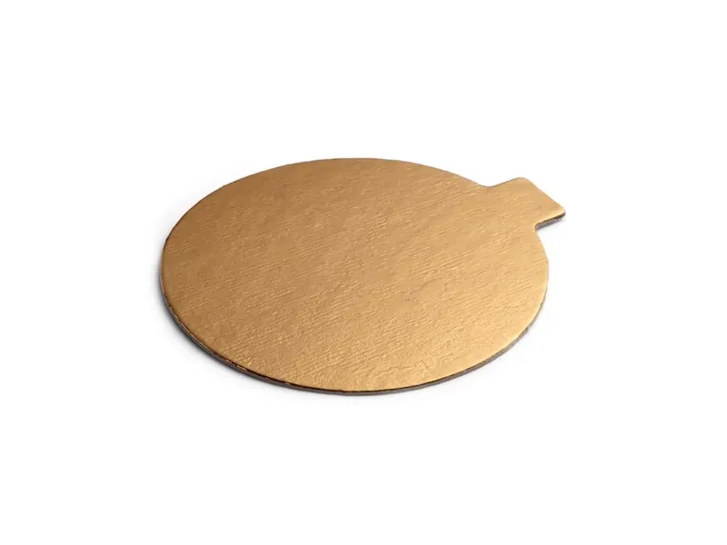 Podložka pod minidezerty zlatá kulatá 7 cm, 200 ks