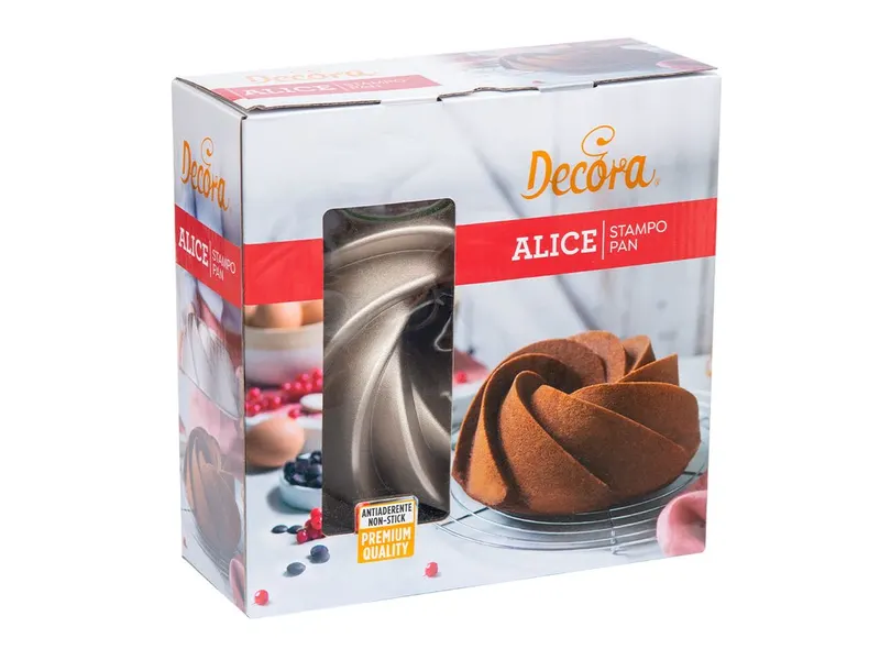 Hliníková forma na bábovku Alice champagne, průměr 24 cm