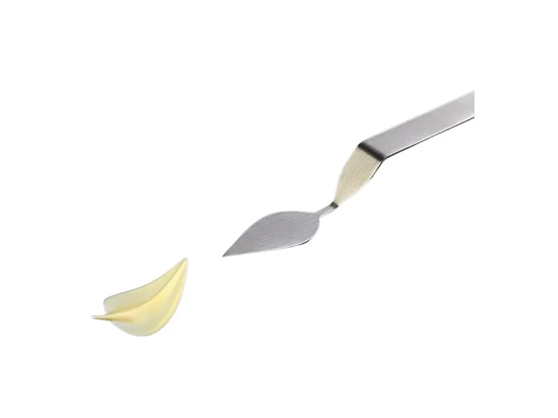 Nerezová špachtle FLYCHOC na čokoládové listy S, 4,2 x 2,2 cm