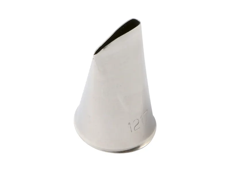Zdobící špička kapka nerezová 18 × 4 mm