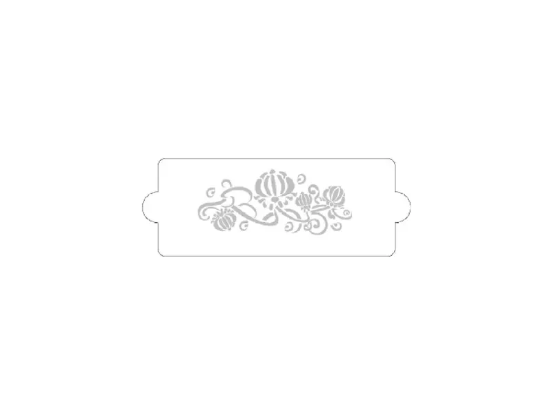 Stencil na dort 095, velikost 347 x 127 mm