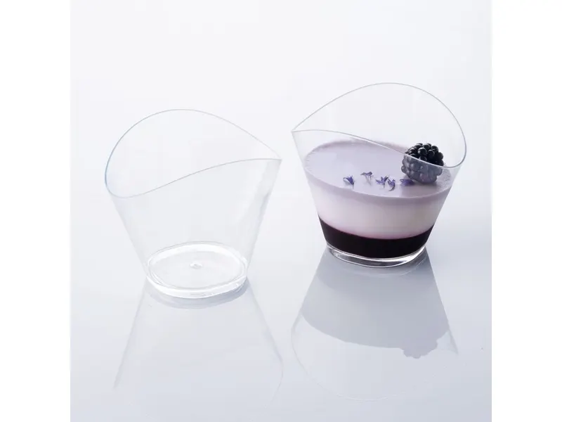 Plastový kelímek na dezerty Oblouček 200 ml, 100 ks
