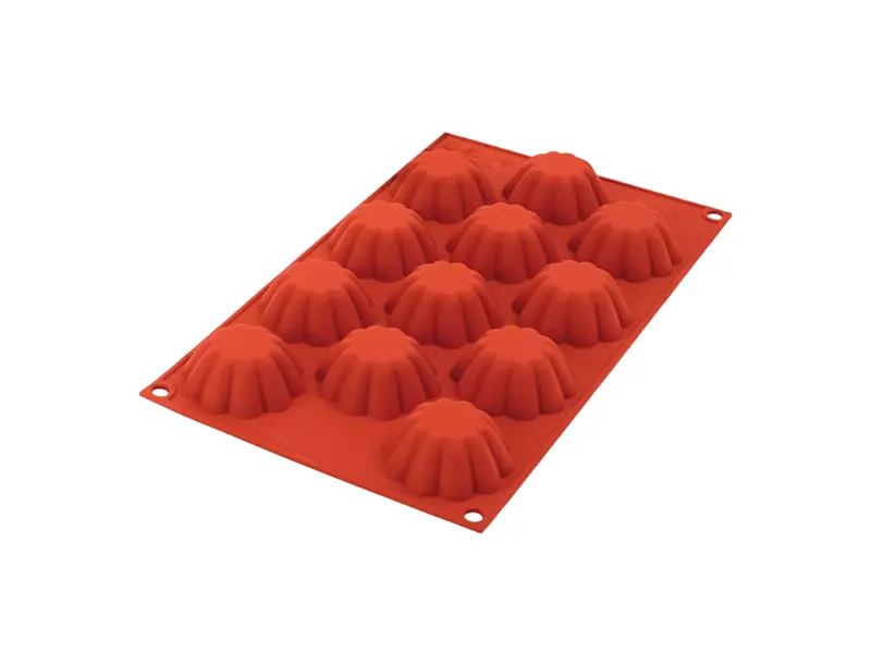 Silikonová forma Mini Briochette na pečení a dezerty, 12 ks