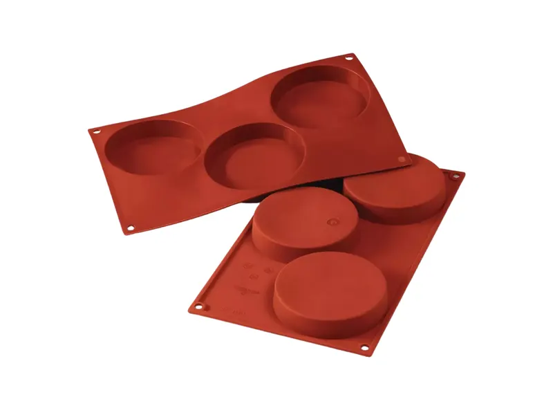 Silikonová forma Sponge Base na pečení a dezerty, 3 ks