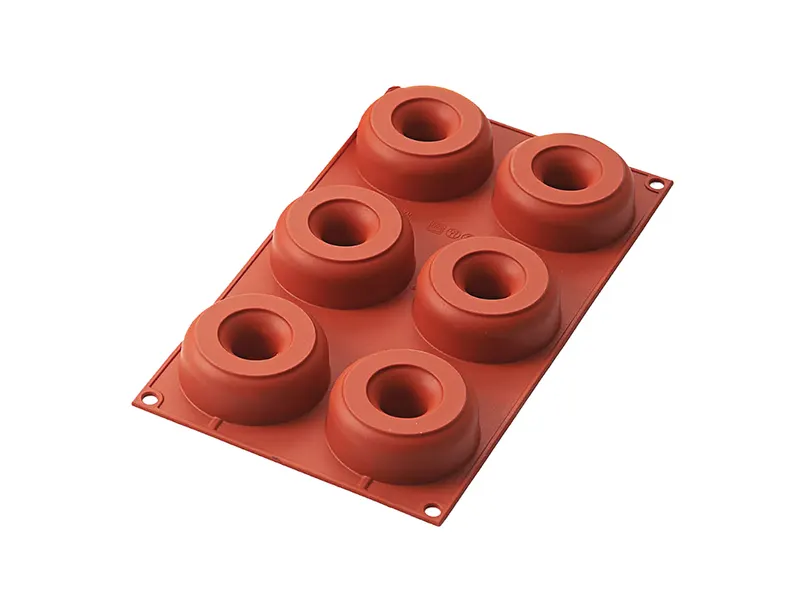 Silikonová forma Donut na pečení a dezerty, 6 ks